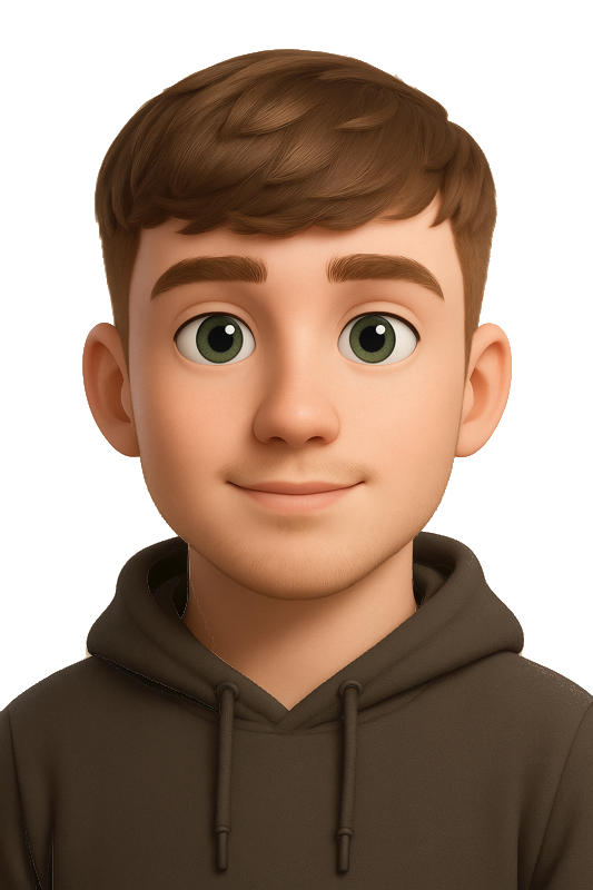 Illustrated portrait of Ciaran Whiteside